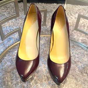 Calvin Klein Burgundy Heels